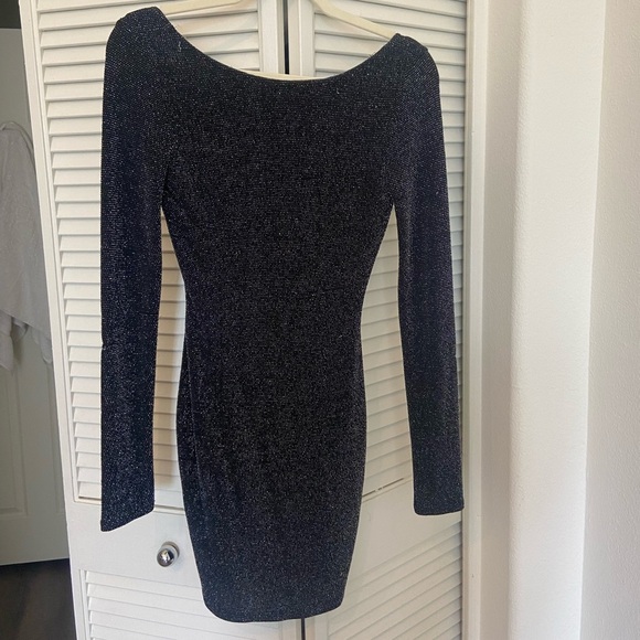 Urban Outfitters shiny black dress backless Size small - Picture 7 of 11